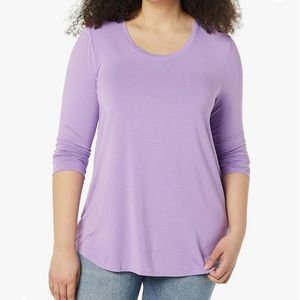 Purple Long Sleeve Top Size L